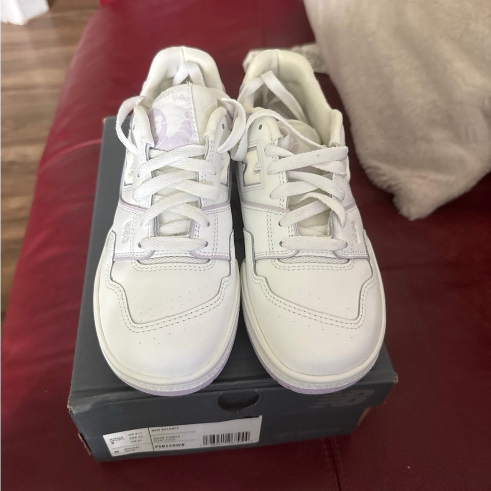New Balance Kids' White Sneakers